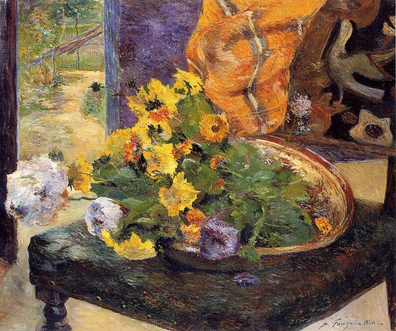 Paul Gauguin The Makings of a Bouquet